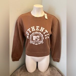 Gap Brown MTV Authentic Sweater - Used once, great condition, mid length!